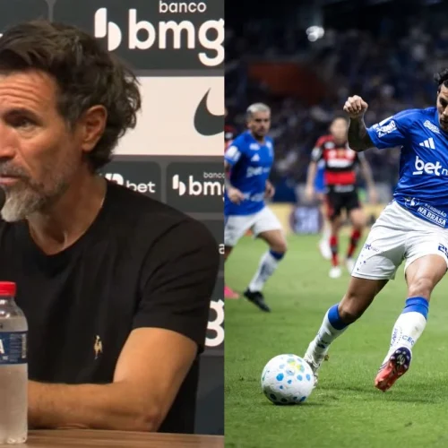Técnico do Atlético-MG cita o Flamengo após empate com o Cruzeiro