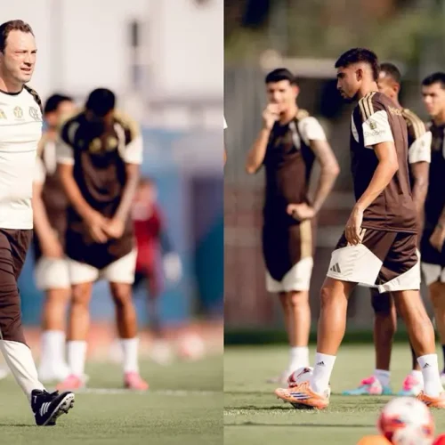 Técnico do Flamengo define time titular para jogo da Libertadores em treino desta quinta