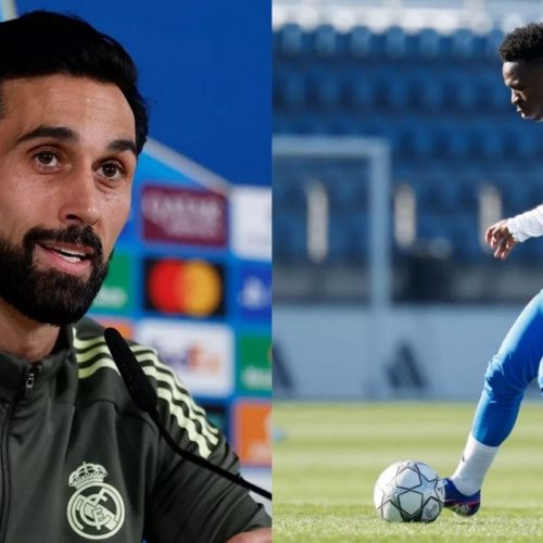 Técnico do Real Madrid quebra silêncio sobre conversa com Vini Jr
