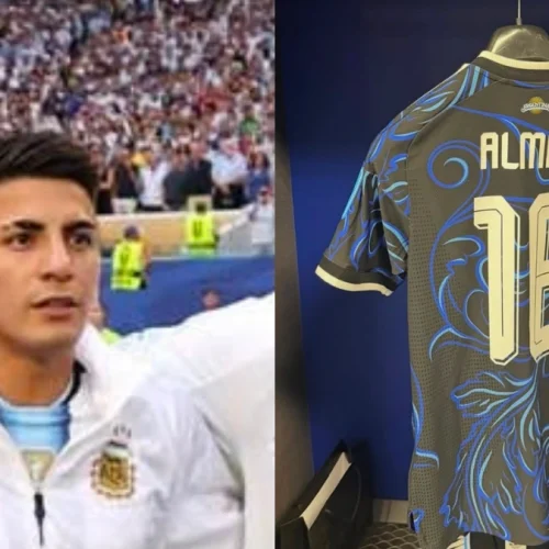 Thiago Almada desembarca na Argentina para cumprir promessa após a Copa do Mundo