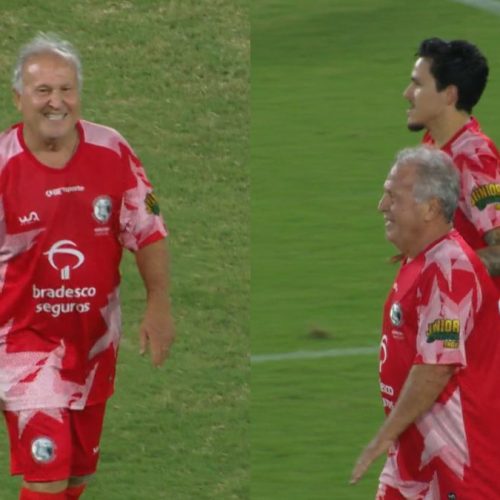 Time Vermelho vence o Time Branco em Jogo das Estrelas de Zico