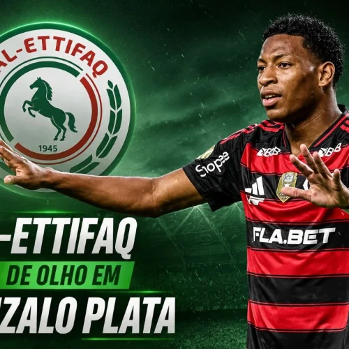 Time saudita faz consulta por Plata, do Flamengo