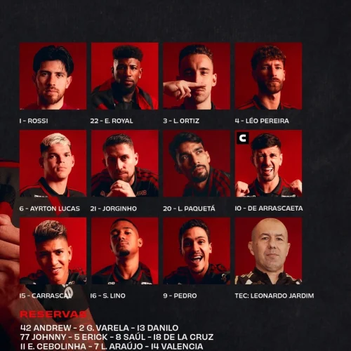 Titulares definidos! Veja escalações de Flamengo e Remo para jogo do Brasileirão no Mangueirão
