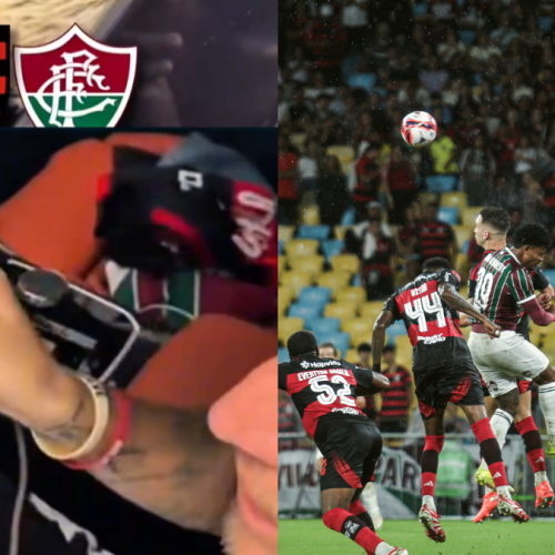 Torcedores do Flamengo cobram Varela após lateral estar com a camisa do Fluminense