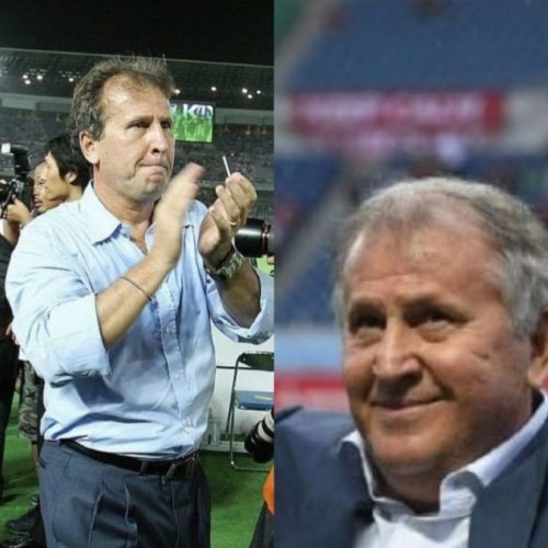 Torcedores do Japão agradecem Zico após vitória sobre o Brasil