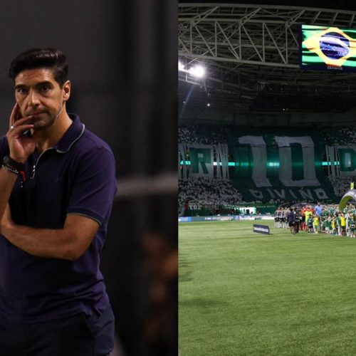 Torcedores surtam com Abel Ferreira após derrota do Palmeiras