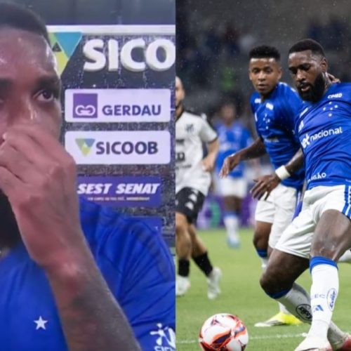 Torcida do Cruzeiro imita Flamengo para homenagear Gerson