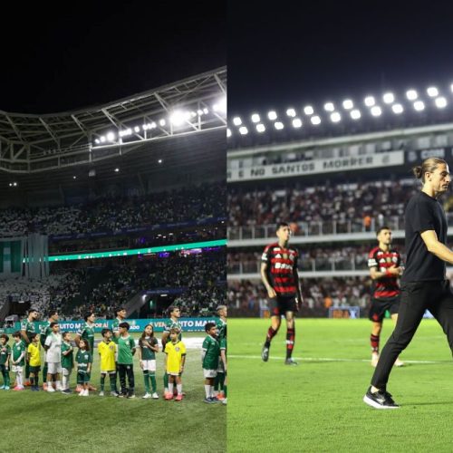 Torcida do Palmeiras provoca Flamengo antes de final da Libertadores