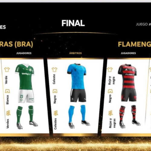 Uniformes definidos! Flamengo jogará final da Libertadores com camisa rubro-negra
