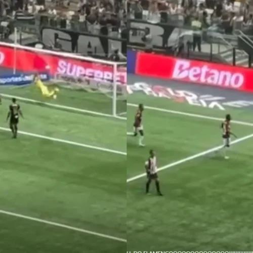 VÍDEO | Arrascaeta cabeceia para fazer 3º gol do Flamengo sobre Atlético-MG