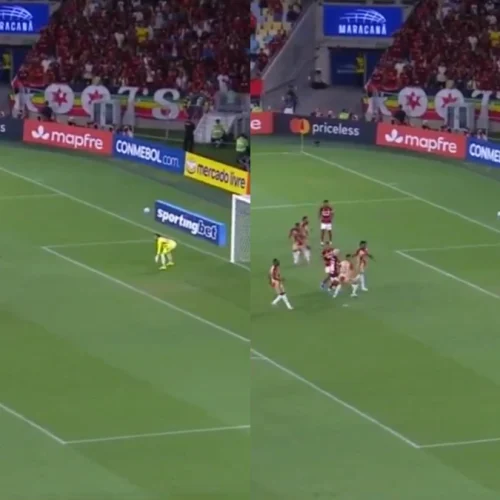 VÍDEO | Arrascaeta recebe passe de Bruno Henrique e faz 3ºgol do Flamengo sobre Independiente Medellín