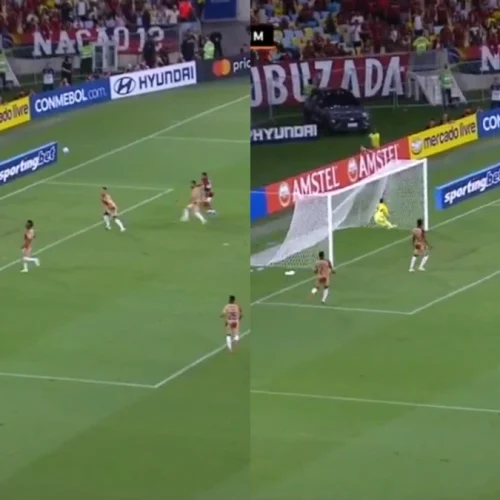 VÍDEO | Bruno Henrique faz gol para o Flamengo e desempata jogo contra Independiente Medellín
