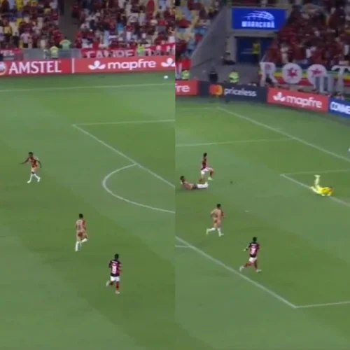 VÍDEO | De bico, Pedro fecha goleada do Flamengo por 4 a 1 sobre Independiente Medellín