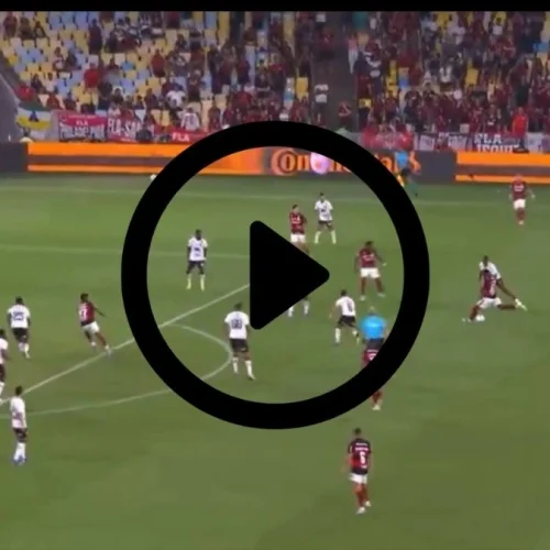 VÍDEO | Evertton Araújo marca golaço, e Flamengo faz 1 a 0 no Vitória