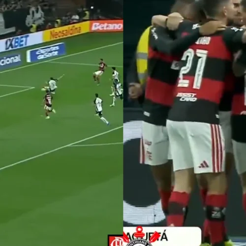 VÍDEO | Gol do Flamengo! Lucas Paquetá chuta de primeira e faz Flamengo 1 a 0 Corinthians