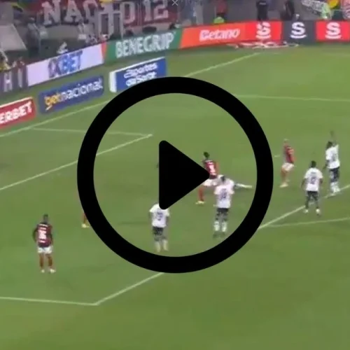 VÍDEO | Gol do Flamengo! Luiz Araújo chuta de primeira, e Flamengo faz 3 a 0 no Remo