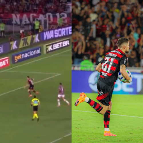 VÍDEO | Jorginho converte pênalti e incendia fim de jogo do Flamengo x Fluminense