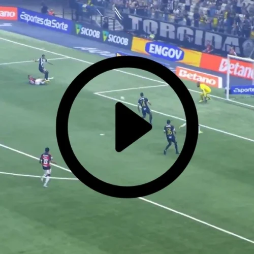 VÍDEO | Pedro faz 1º gol do Flamengo e abre o placar contra o Atlético-MG