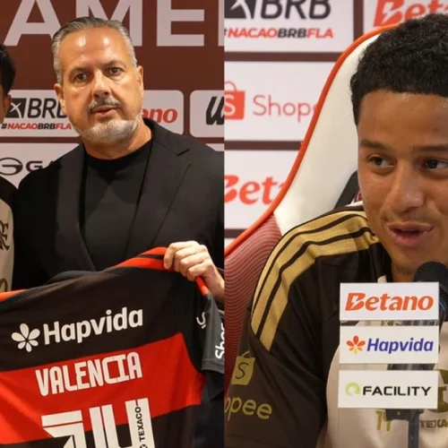 Valencia define estilo de jogo e mira disputa de posição com Plata no Flamengo