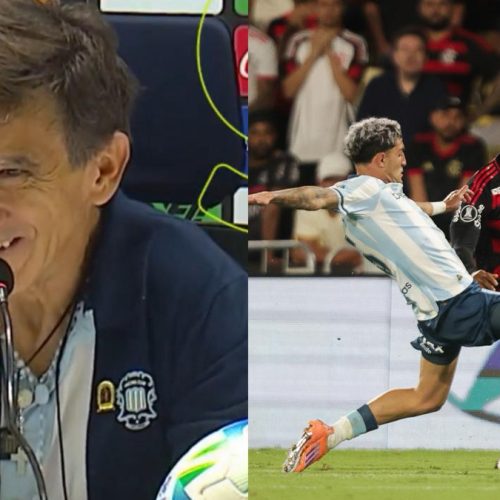 “Vamos para a final”: técnico do Racing garante que vai eliminar o Flamengo da Libertadores