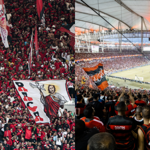 Veja mobilização da torcida para jogo do Flamengo x Racing, pela Libertadores