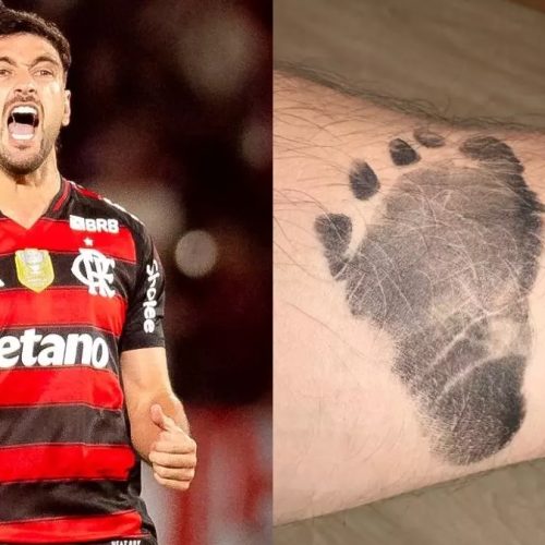 Veja primeiras fotos de Milano, filho de Arrascaeta