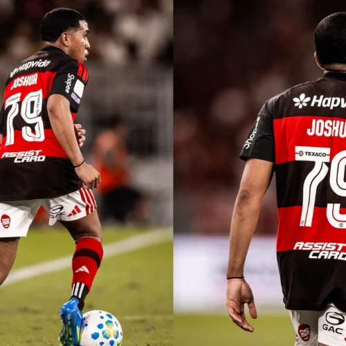Veja reação da família com estreia de Joshua no Maracanã em jogo do Flamengo