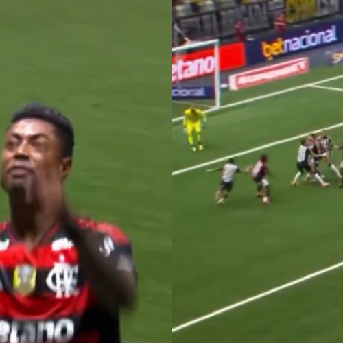 Vídeo | Bruno Henrique cabeceia e faz Flamengo 1x1 do Atlético-MG