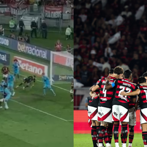 Vídeo | Léo Pereira surpreende como atacante e faz 1 a 0 Flamengo x Santos