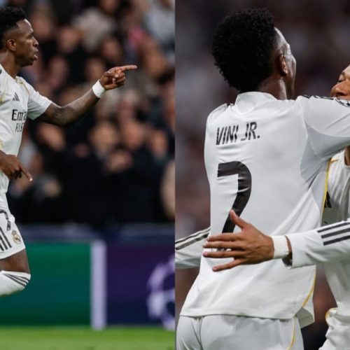 Vini Jr dá show é destaque do Real em vitória na Champions
