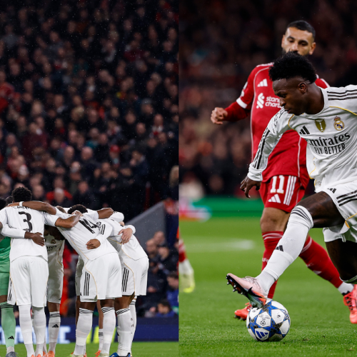 Vini Jr é titular em derrota do Real Madrid para o Liverpool na Champions League