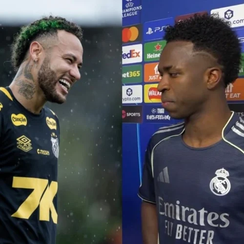 Vini Jr manda recado a Ancelotti sobre convocação de Neymar para a Seleção Brasileira