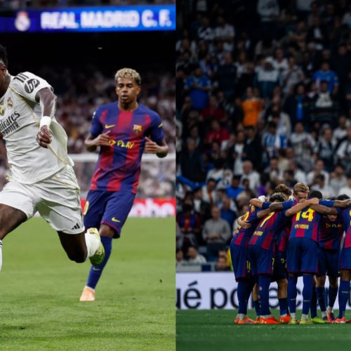 Vini Jr manda recado para astro do Barcelona