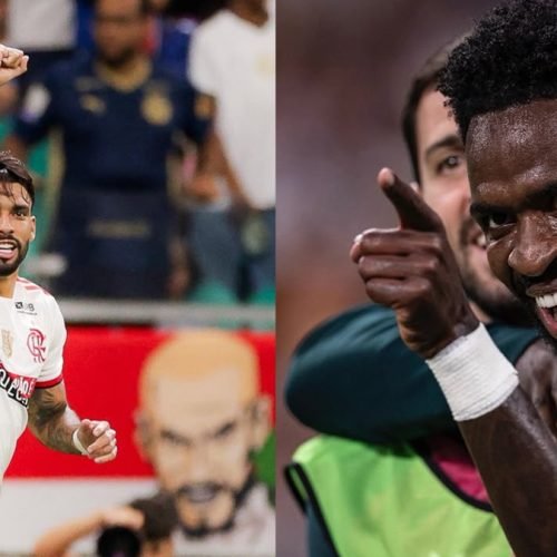 Vini Jr. reage a golaço de Paquetá em vitória do Flamengo sobre o Bahia