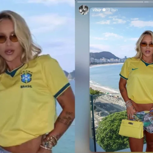 Vini Jr sai em defesa de Virgínia após influenciadora receber xingamentos em jogo da Seleção Brasileira