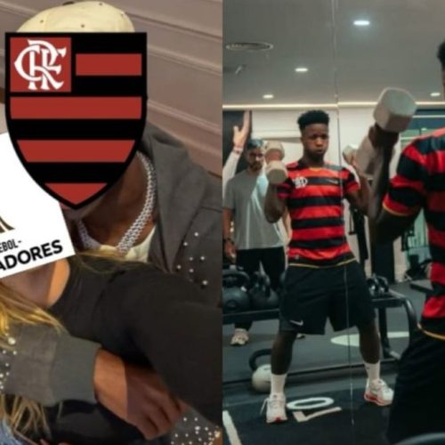 Vini Jr toma 2 atitudes inusitadas após classificação do Flamengo
