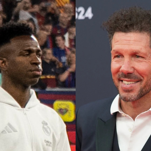 Vinícius Jr. rebate provocação de Diego Simeone
