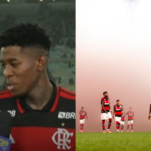 Vitão comemora estreia pelo Flamengo e faz comparação com Seleção Brasileira