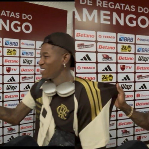 Vitão tem reação surpreendente com jogador após jogo do Flamengo