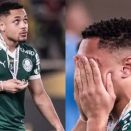 Vitor Roque, do Palmeiras, monta perfeito