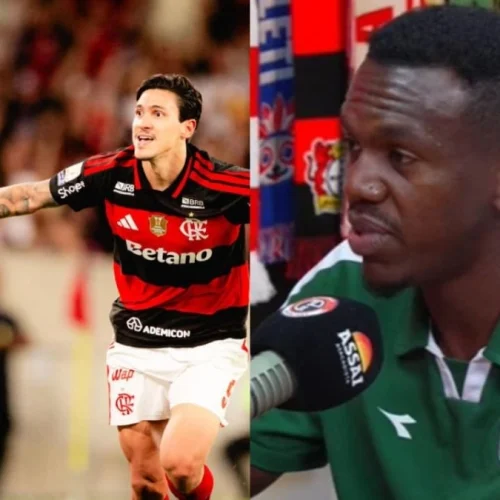Zagueiro de time do Brasileirão se derrete por Pedro, do Flamengo