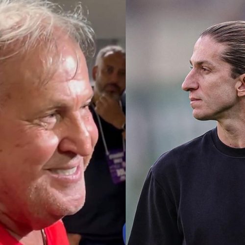 Zico defende renovação de Filipe Luís no Flamengo, mas admite parcialidade: "Sou suspeito porque..."