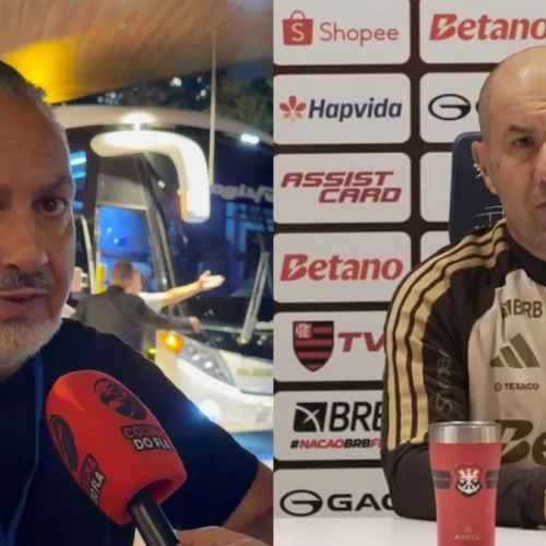 assista à coletiva de José Boto e Leonardo Jardim após jogo do Flamengo na Libertadores