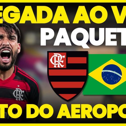 assista ao desembarque de Lucas Paquetá com o Coluna do Fla