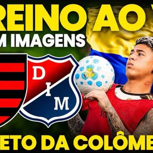 assista ao treino do Flamengo na Colômbia antes de jogo contra o Independiente Medellín, pela Libertadores