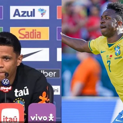 jogador compra briga de Vini Jr na Seleção Brasileira